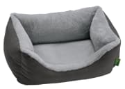 Sofa Orthopedic Rockford 80x60 cm Polyester anthracite/light grey