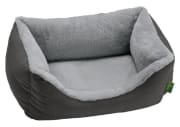 Sofa Orthopedic Rockford 100x70 cm Polyester anthracite/light grey