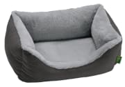 Sofa Orthopedic Rockford 120x90 cm Polyester anthracite/light grey