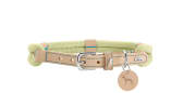 Collar Malia 60/M-L Rope mint/tan