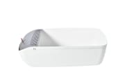 Cat Litter Box Siljan Plastic white