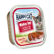 Happy Cat Minkas Duo Menu Fugl & Kjøtt 100g