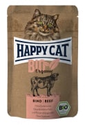 Happy Cat Pouches Adult Bio Oksekjøtt 85g (12stk)