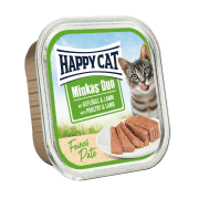 Happy Cat Minkas Duo Menu Fugl & Lam 100g