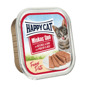 Happy Cat Minkas Duo Menu Fugl & Okse 100g