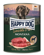 Happy Dog Boksemat Sensible Pure Montana M/Hest 800g