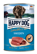 Happy Dog Boksemat Sensible Pure Sweden M/Vilt 400g