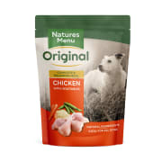 NM Pouches Hund Adult Kylling, Grønnsaker og Ris 300g (8stk) Grønn
