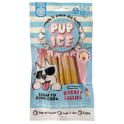 Pup Ice Rocket Lollies 2pk 90g Jordbær & Banan