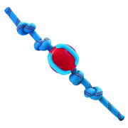 Hundeleke KONG Jaxx Brights Ball W/Rope Assorted Medium