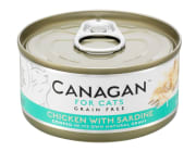 Canagan Boksemat Katt Chicken with Sardine 12stk x 75g (Pk. pris)