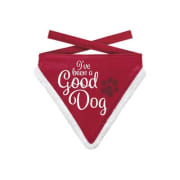 Julebandana 42781 I`ve Been a Good Dog Rød M