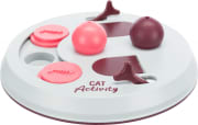 Katteleke 45892 Cat Activity Flip Board Ø23cm Bær/Rosa/Lysegrå