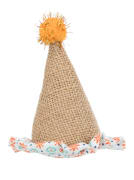 Katteleke 40782 Hatt i Jute/Stoff 9cm