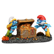 Akv. Pynt 234-472644 Smurfs Underwater Treasure Chest 18,8x9,7x9,6cm