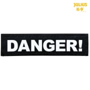 Skilt 151716 XS DANGER! 2stk Til Julius K9 Baby 1