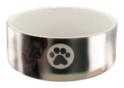 Hundeskål 25083 Keramikk Sølv/Hvit 0,3L