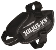 Hundesele Julius K9 IDC Mini-Mini XS 14821 Sort 40-53cm