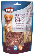 Premio Rice Duck Bones And og Ris 80g (84% Kjøtt) (6stk)