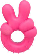 Hundeleke 35519 Peace Tegn i Latex 14cm