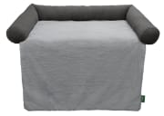 Blanket Sofa Rockford 90x70 cm Polyester anthracite/light grey