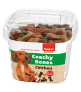 Best før August 24 Sanal Hund Coachy Bones Cup 100g (Pk pris 6stk)