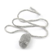 Toy Cat Mousi long Wool felt light grey