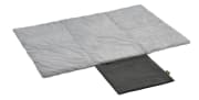 Blanket + Cushion 2in1 Rockford 120x80 cm Polyester anthracite/light grey