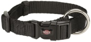 Halsb. Premium 201601 35-55cm 20mm M-L Sort M/Hurtiglås