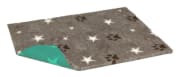 VetBed Original Brun Stars and Paws 75x50cm (Grønn bakside)