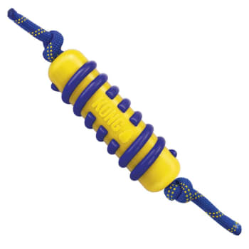 Hundeleke KONG Jaxx Brights Stick W/Rope Assorted