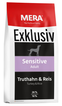 mera Exklusiv Sensitive Adult Kalkun & Ris 15Kg Kornfri