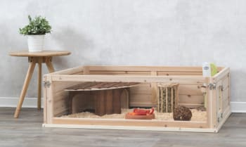 Kanin/Marsvinbur 62486 Tre/Metall 114x74x30cm