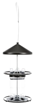 Utefuglautomat 55423 2etg i Metall/Akryl 36cm Sort