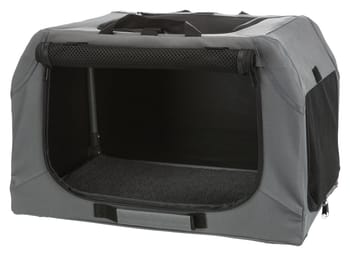 Transportbur 39733 Soft Kennel Easy M/L 95x63x69cm Grå