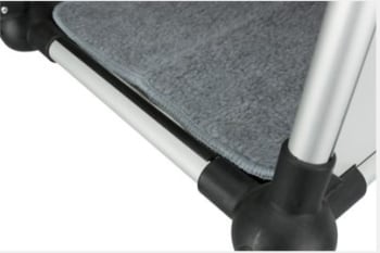 Teppe Antiskli 39342-01 for Alu.bur 39342 + 39337 79x53cm Grå