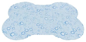 Kjølematte Beinformet 85x60cm L Lyseblå M/Dråper