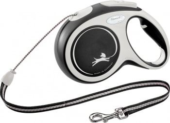 Flexi New Comfort Cord M 8m Sort Max 20Kg