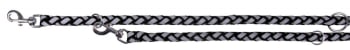 Kobbel Flettet 135801 Dr. Line M/Reflex S-M 2mx12mm Sort