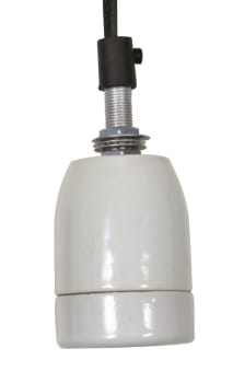 Sokkel Porselen 'Pro Socket' Opp til 250W 1.8m