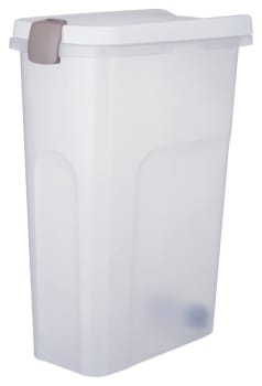 Fortønne 40l M/Hjul 27x45x61cm Transparent/Hvit