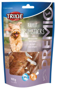 Premio Rabbit Drumsticks 8stk 100g (52% Kjøtt) (6stk)