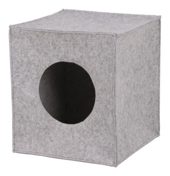 Kattehule 36313 Anton Til Ikea Hyller Grå Filt 33x37x33cm