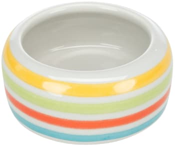 Matskål 60805 i Keramik Grønnstripete Hamster 50 ml/ø 8 cm