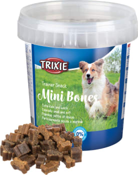 Trainer Snack Mini Bones M/Biff, Lam og Fugl 500g (4stk)