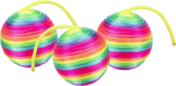 Katteleke 41120 Rasle Ball Ø4cm (30stk i bulk)