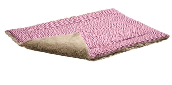 Blanket Astana 120x80 cm Polyester red checked