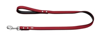 Leash Basic 13/110 Artificial leather red/black