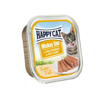 Happy Cat Minkas Duo Menu Okse & Kanin 100g