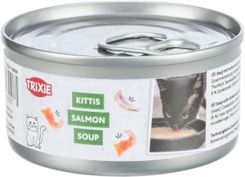 Kittis Salmon Soup M/Kylling & Laks 4x80g PK PRIS